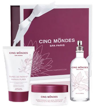 Cinq Mondes LE COFFRET ‘‘BEAUTÉ TROPICALE’’ Cinq Mondes LE COFFRET ‘‘BEAUTÉ TROPICALE’’