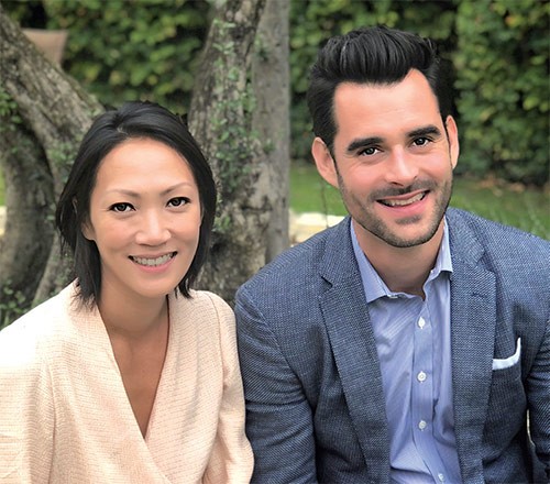 Catherine Tran, directrice du développement Spa et Frédéric Darque, directeur général B2B et Spa Catherine Tran, directrice du développement Spa et Frédéric Darque, directeur général B2B et Spa