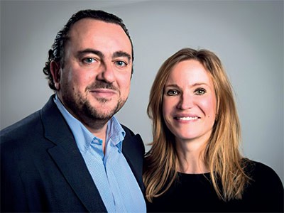 Philippe et Alexandra Monnin, co-fondateurs Millésime Collection