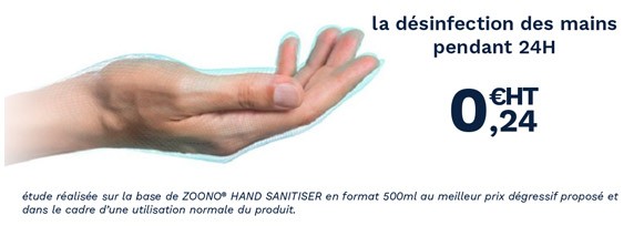 Pbi Zoono - la désinfection des mains pendant 24H Pbi Zoono - la désinfection des mains pendant 24H