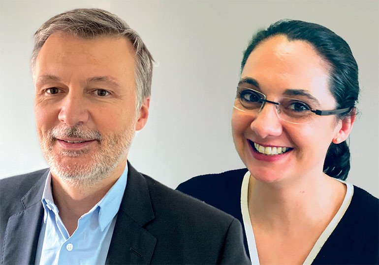 Eric Mérand, Directeur France, et Karen Andrieux, Responsable Marketing YON-KA Eric Mérand, Directeur France, et Karen Andrieux, Responsable Marketing YON-KA