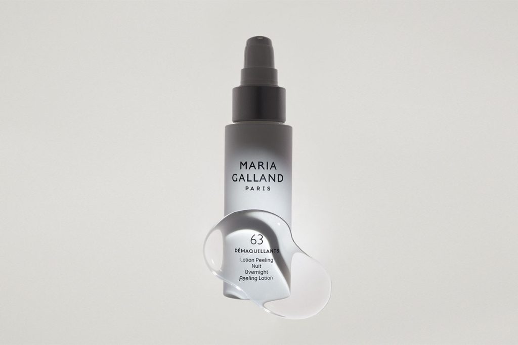 Maria Galland Paris, expert skincare depuis 1962, lance sa LOTION PEELING NUIT. 43€ les 75 ml