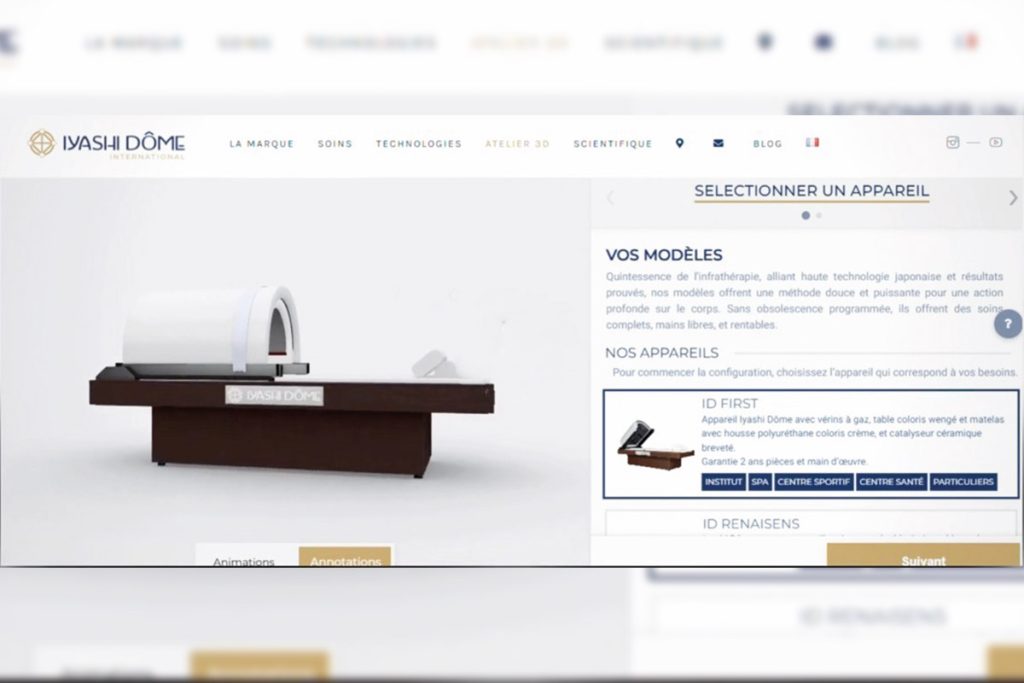 Avec son nouveau module 3D interactif, Iyashi Dôme réaffirme son engagement pour l’innovation, la précision japonaise et un accompagnement personnalisé hors pair.